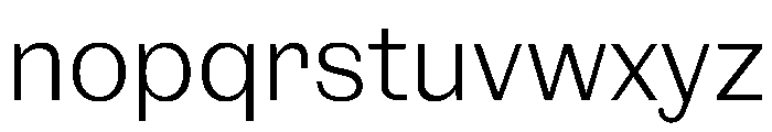 NaNRageSansNr Lt Font LOWERCASE