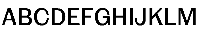 NaNRageSansNr Med Font UPPERCASE