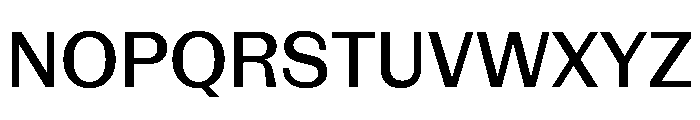 NaNRageSansNr Med Font UPPERCASE