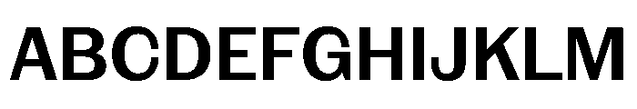 NaNRageSansNr SemiBd Font UPPERCASE