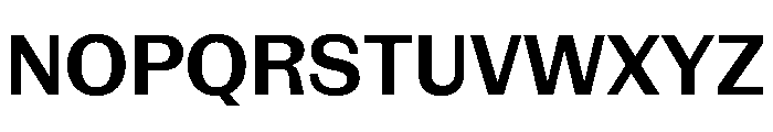 NaNRageSansNr SemiBd Font UPPERCASE