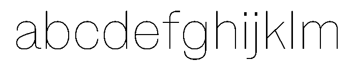 NaNRageSansNr Thin FONT