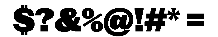NaNRageSansStd Blk Font OTHER CHARS