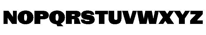 NaNRageSansStd Blk Font UPPERCASE