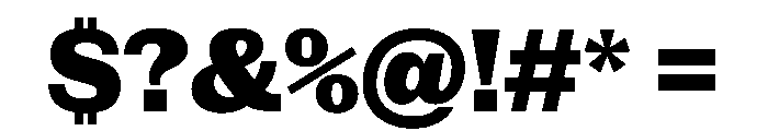 NaNRageSansStd ExtraBd Font OTHER CHARS