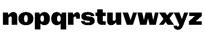 NaNRageSansStd ExtraBd Font LOWERCASE