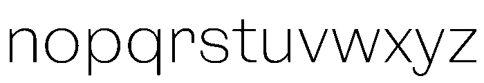 NaNRageSansStd ExtraLt Font LOWERCASE