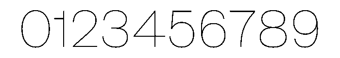 NaNRageSansStd Thin Font OTHER CHARS