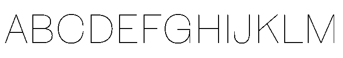NaNRageSansStd Thin Font UPPERCASE