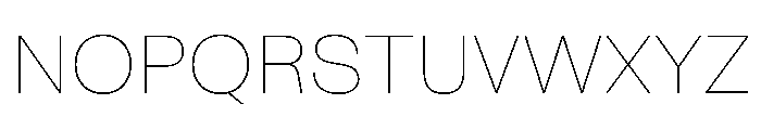 NaNRageSansStd Thin Font UPPERCASE