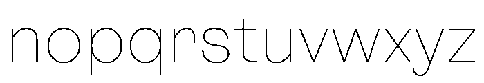 NaNRageSansStd Thin Font LOWERCASE