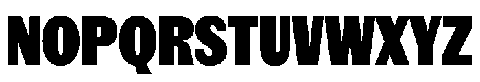 NaNRageSansXCnd Blk Font UPPERCASE