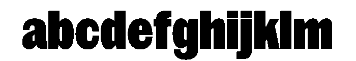 NaNRageSansXCnd Blk FONT
