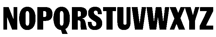 NaNRageSansXCnd ExtraBd Font UPPERCASE