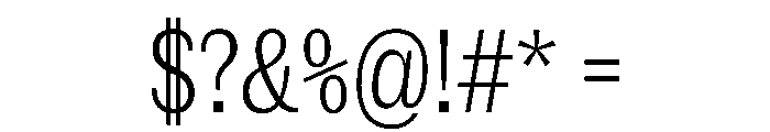 NaNRageSansXCnd Lt Font OTHER CHARS