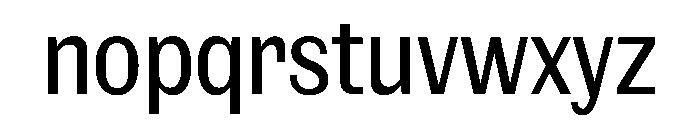 NaNRageSansXCnd Med Font LOWERCASE