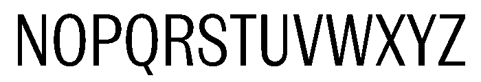 NaNRageSansXCnd Reg Font UPPERCASE
