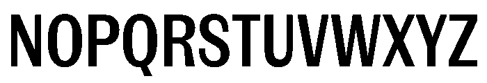 NaNRageSansXCnd SemiBd Font UPPERCASE