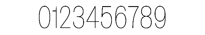 NaNRageSansXCnd Thin Font OTHER CHARS