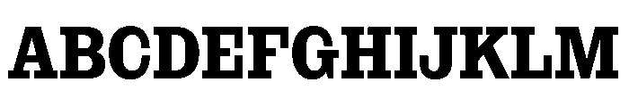 NaNRageSlabCnd Bd Font UPPERCASE