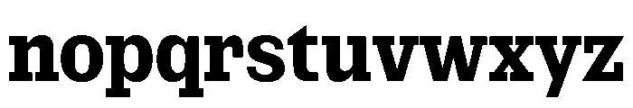NaNRageSlabCnd Bd Font LOWERCASE