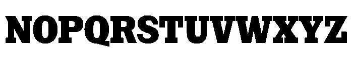 NaNRageSlabCnd ExtraBd Font UPPERCASE