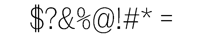 NaNRageSlabCnd ExtraLt Font OTHER CHARS