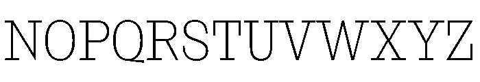 NaNRageSlabCnd ExtraLt Font UPPERCASE