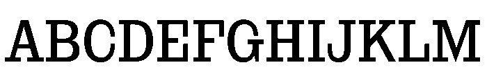 NaNRageSlabCnd Med Font UPPERCASE