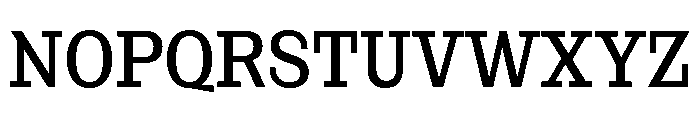 NaNRageSlabCnd Med Font UPPERCASE