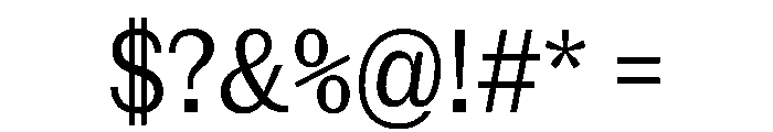 NaNRageSlabCnd Reg Font OTHER CHARS