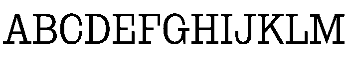 NaNRageSlabCnd Reg Font UPPERCASE