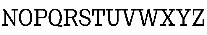 NaNRageSlabCnd Reg Font UPPERCASE