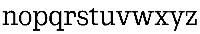 NaNRageSlabCnd Reg Font LOWERCASE