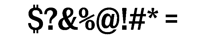 NaNRageSlabCnd SemiBd Font OTHER CHARS