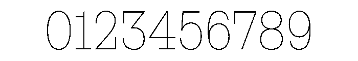 NaNRageSlabCnd Thin Font OTHER CHARS