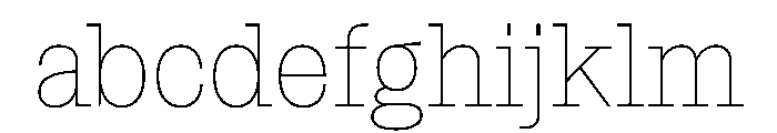 NaNRageSlabCnd Thin FONT