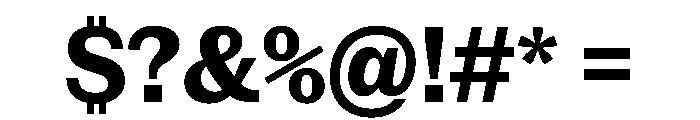 NaNRageSlabNr Bd Font OTHER CHARS