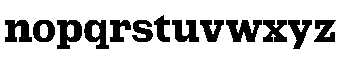 NaNRageSlabNr Bd Font LOWERCASE