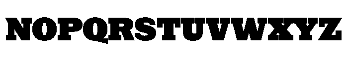 NaNRageSlabNr Blk Font UPPERCASE