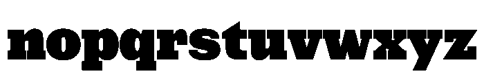NaNRageSlabNr Blk Font LOWERCASE