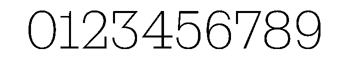 NaNRageSlabNr ExtraLt Font OTHER CHARS