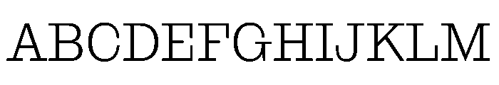 NaNRageSlabNr Lt Font UPPERCASE