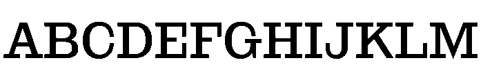 NaNRageSlabNr Med Font UPPERCASE