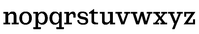 NaNRageSlabNr Med Font LOWERCASE