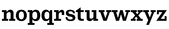 NaNRageSlabNr SemiBd Font LOWERCASE