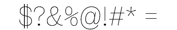 NaNRageSlabNr Thin Font OTHER CHARS