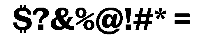 NaNRageSlabStd Bd Font OTHER CHARS