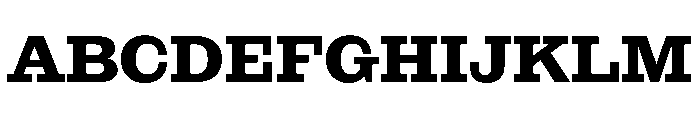 NaNRageSlabStd Bd Font UPPERCASE