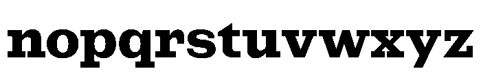 NaNRageSlabStd Bd Font LOWERCASE